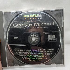 Backstage Karaoke - 8117 - George Michael -  1 Karaoke Disc CD+G
